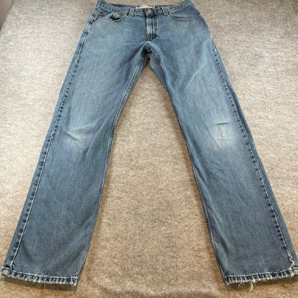 Levi's Mens 505 Regular Fit Blue Denim Jeans 33x34 Straight Leg Workwear‎ Casual